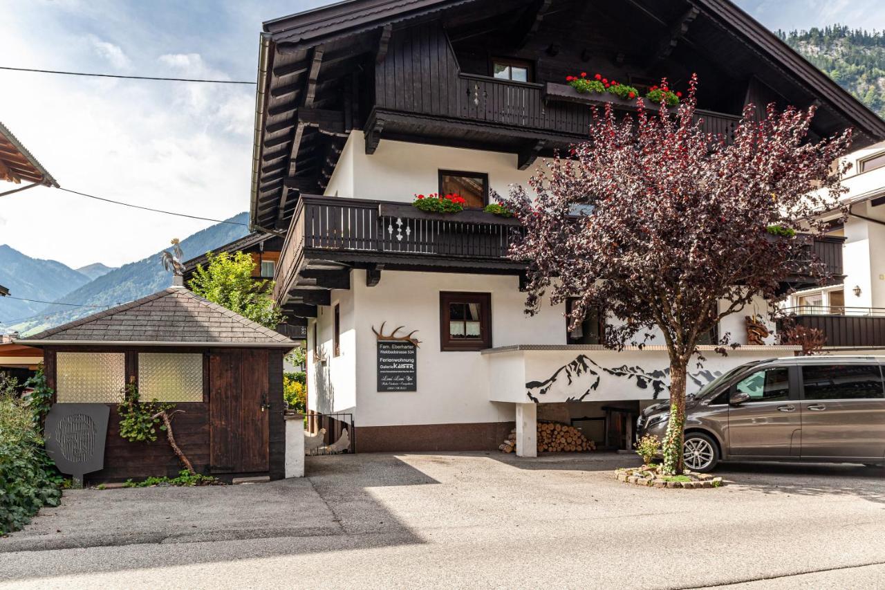 Ferienwohnung Galerie Kaiser Mayrhofen Exterior foto