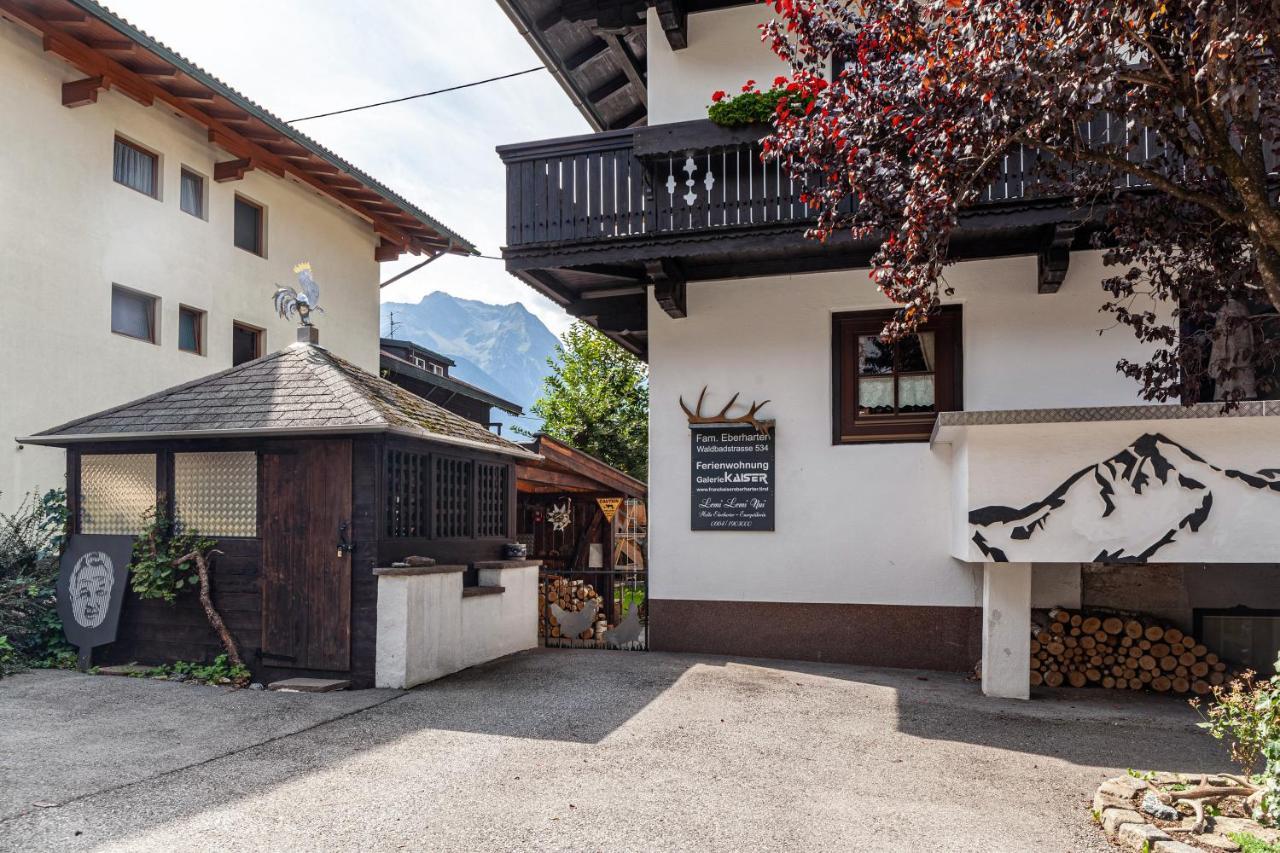 Ferienwohnung Galerie Kaiser Mayrhofen Exterior foto